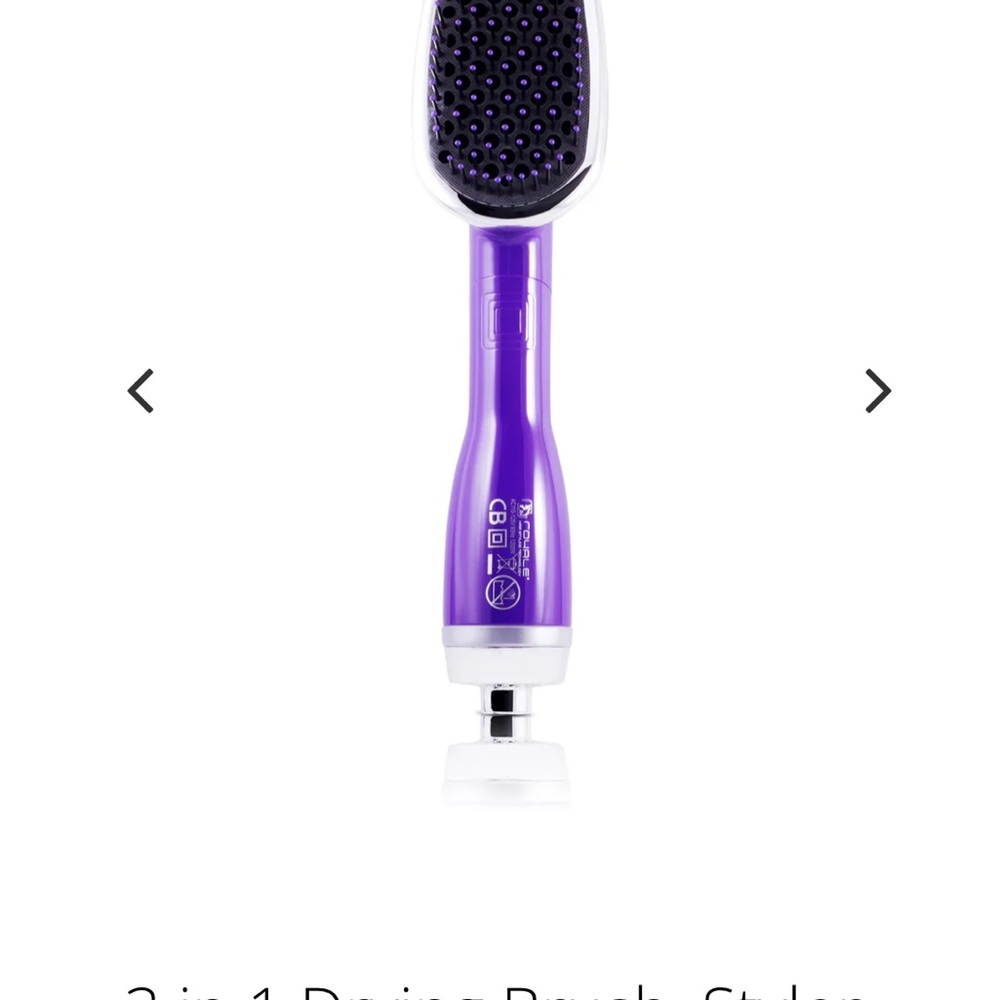 Royale 3 in 1 Drying Brush, Styler,
& Detangler static Free ionic generacon - Picture 5 of 11